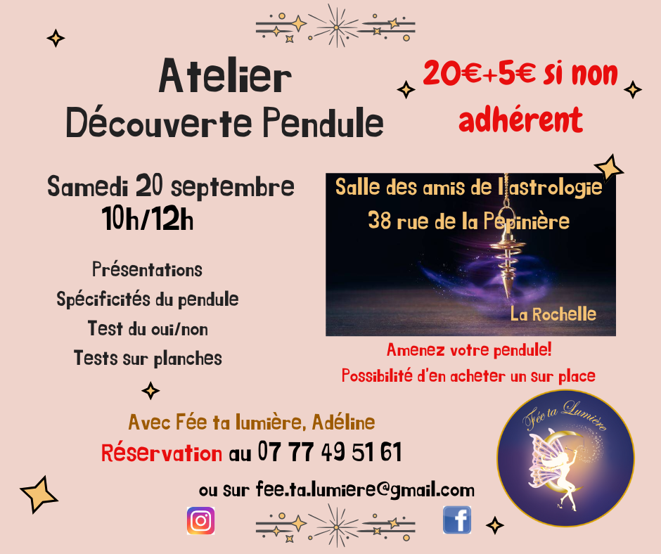 Atelier pendule